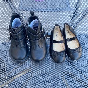 Cat & Jack toddler girl boots and flats bundle size 6